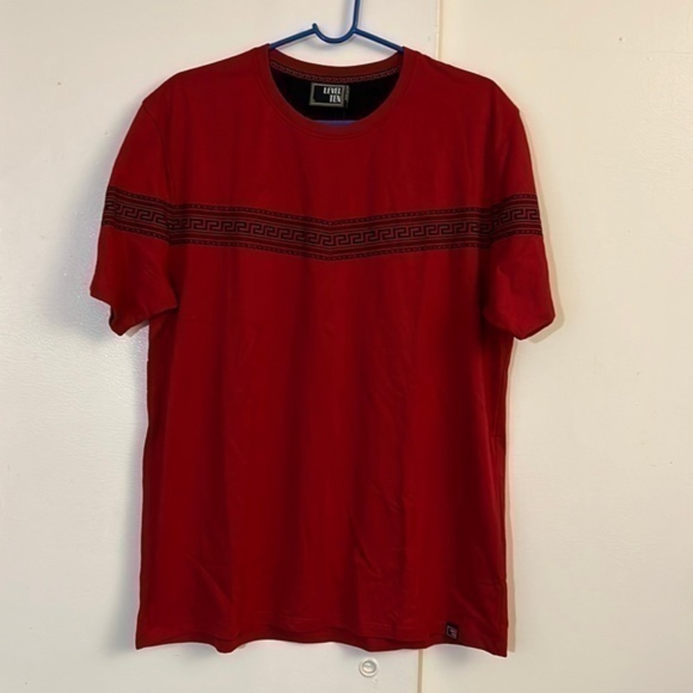 NWT LEVEL TEN Red Tee Shirt